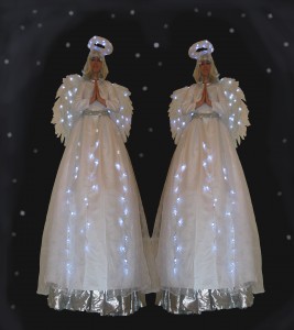 Angels light-up - Stilts (2)
