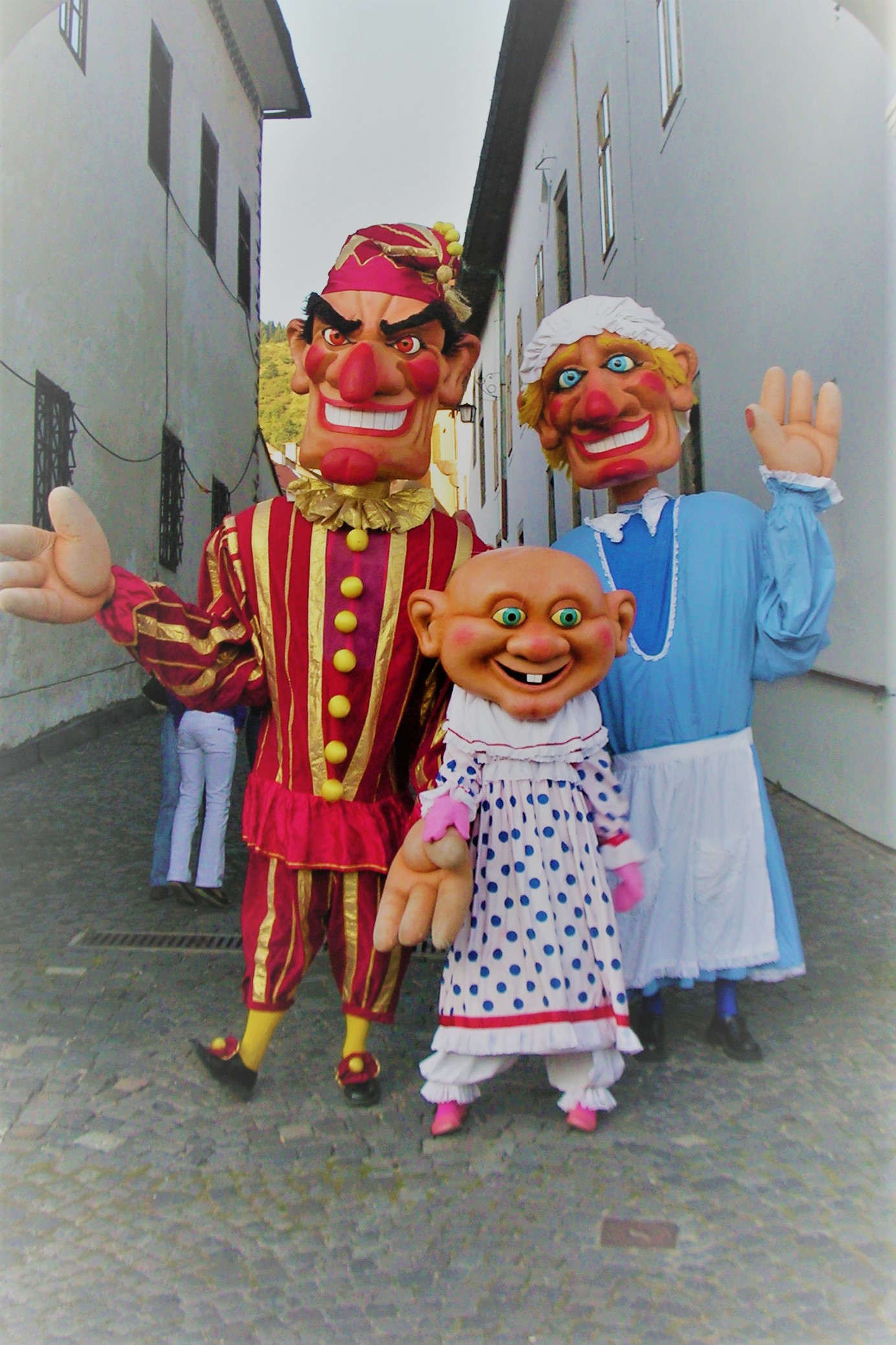 Giant Punch & Judy & Baby Wigan Pier Promotions